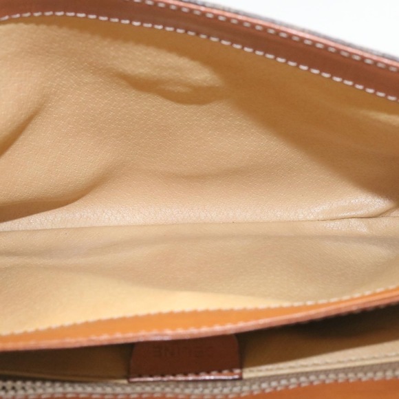 CELINE Macadam Canvas Shoulder Bag Brown Auth ar5789 - Picture 11 of 16